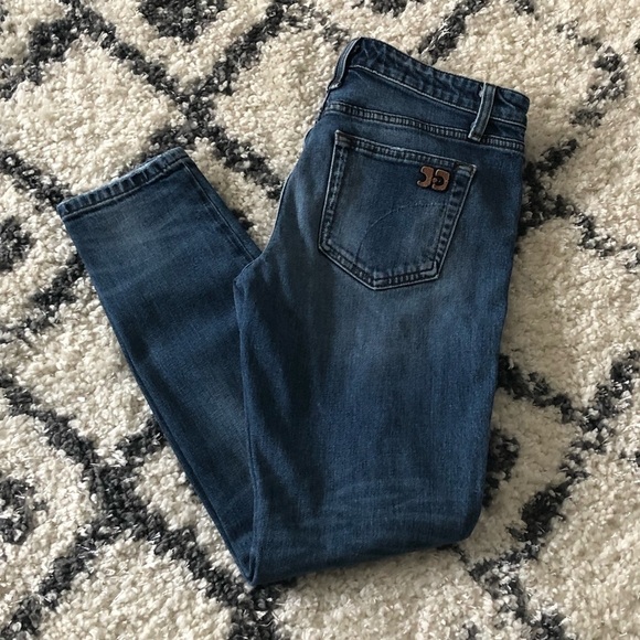 Joes Denim Womens Size 26 The Billie Ankle Boyfriend Slim Skater Punk Distressed - Picture 4 of 10